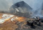 Gara-gara Bakar Sampah, Gudang Penimbunan Minyak Jelantah di Palembang Hangus Terbakar