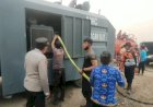 Polisi Modifikasi Mobil Water Cannon Untuk Padamkan Karhutla