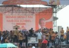 Ketum Partai Hanura Oesman Sapta Buka Acara Senam Sehat di Palembang
