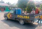 Polsek Karang Jaya Modifikasi Mobil Patroli dengan Alat Pemadam Karhutla