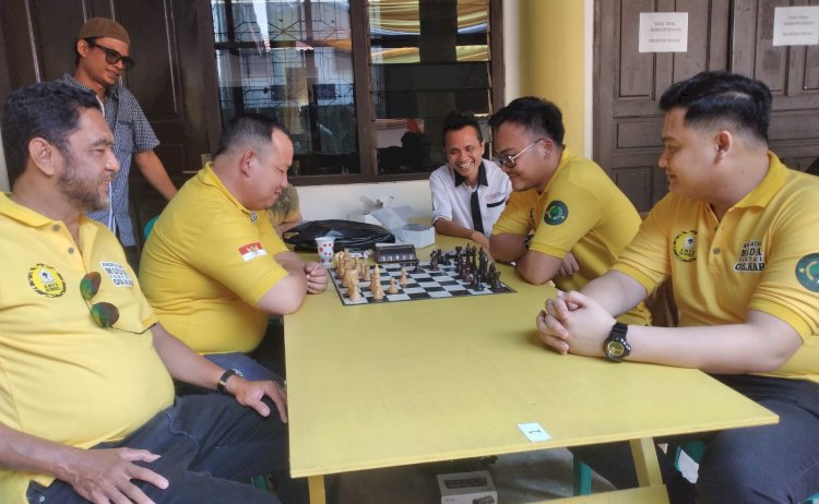 Sebanyak 124 pecatur se Palembang, meramaikan chess tournament Partai Golkar Sumsel yang diikuti juga 8 master catur/Foto:RMOL