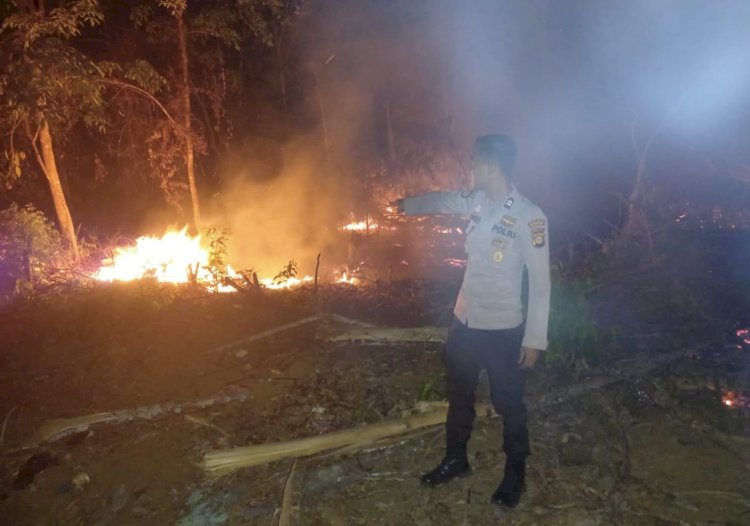 Lahan TPA di Musi Rawas terbakar/ist