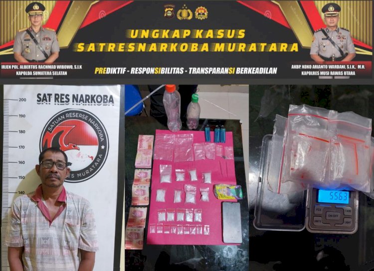 Tersangka dan barang bukti yang telah diamankan polisi. (ist/rmolsumsel.id)