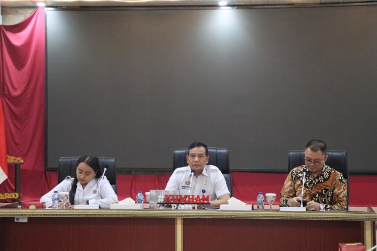 , Kantor Wilayah Kementerian Hukum dan Hak Asasi Manusia Sumatera Selatan (Kanwil kemenkumham Sumsel) melalui Divisi Pelayanan Hukum dan HAM mengadakan Rapat Pembahasan Data dan Informasi SIPKUMHAM. (dok. Humas KemenkumHAM)