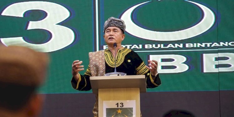 Ketua Umum PBB Yusril Ihza Mahendra/Ist