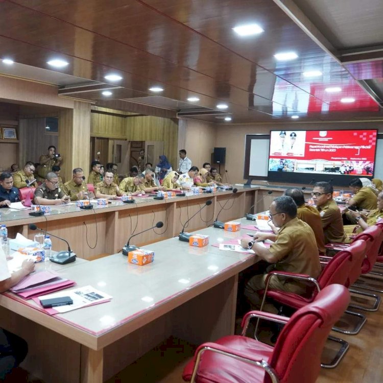 Rapat persiapan Pilkades serentak di Kabupaten Banyuasin. (ist/rmolsumsel.id) 