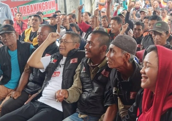 Ketua Umum Pimpinan Nasional (Pimnas) Partai Kebangkitan Nusantara (PKN) Anas Urbaningrum melanjutkan agenda safari politik di Kota Sekayu, Kabupaten Musi Banyuasin/ist