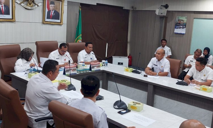Rapat persiapan pelantikan Pj. Bupati dan Walikota yang digelar Pemerintah Provinsi Sumatera Selatan/ist