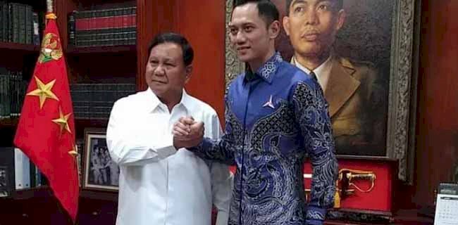Prabowo Subianto bersama Agus Harimurti Yudhoyono (AHY)/Ist