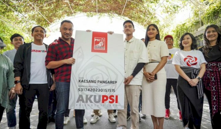 Kaesang Pangarep putra bungsu Joko Widodo resmi menjadi anggota Partai Solidaritas Indonesia/ist