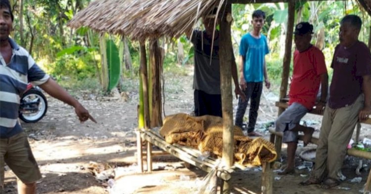 Mayat  Sugiono ditemukan warga dekat Sungai Kelingi/ist
