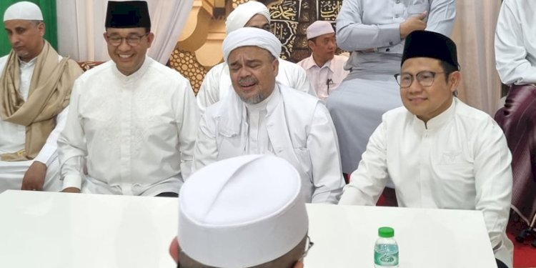 Anies Baswedan, Habib Rizieq Shihab dan Muhaimin Iskandar/Ist