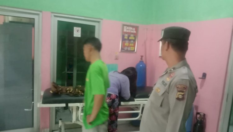 Korban tenggelam dievakuasi di Puskemas setempat/ist