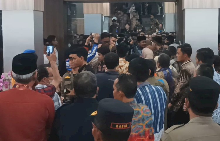 Momen perpisahan Gubernur Sumsel Herman Deru di Kantor Pemprov Sumsel/ist