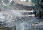 Lupa Matikan Kompor, Rumah Mbah Hadi di Musi Rawas Ludes Terbakar