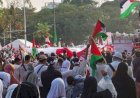 Aksi Solidaritas Palestina, Ribuan Warga Demo di Depan Kedubes AS