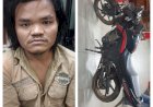 Curi Motor di Halaman Bank, Pitung Diringkus Polres Banyuasin