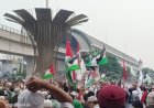 Aksi Solidaritas Bela Palestina, Ribuan Warga Palembang Turun ke Jalan