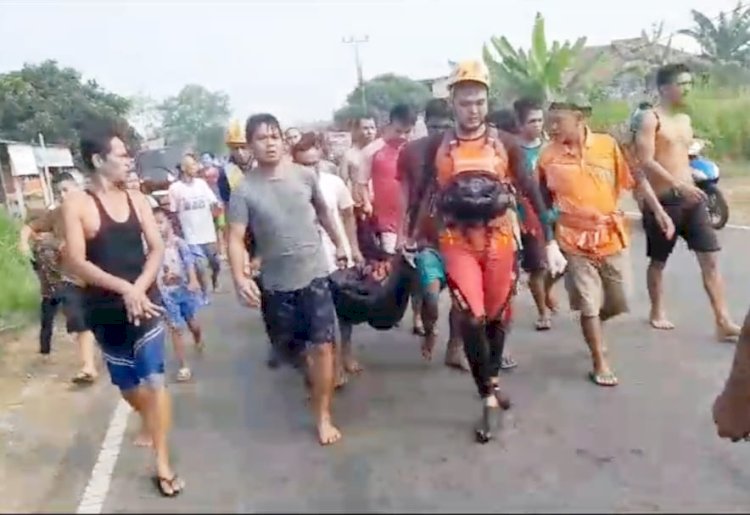 Mandi di Sungai Beliti dengan Teman-temannya, Pelajar SMP di Musi Rawas Tewas Tenggelam.(foto Istimewa)