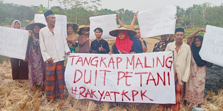 Petani Lebak meminta KPK menuntaskan kasus dugaan korupsi di Kementerian Pertanian/Ist