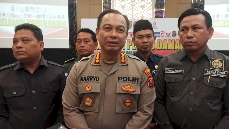 Kapolrestabes Palembang, Kombes Pol Harryo Sugihhartono. (Denny Pratama/RMOLSumsel.id)