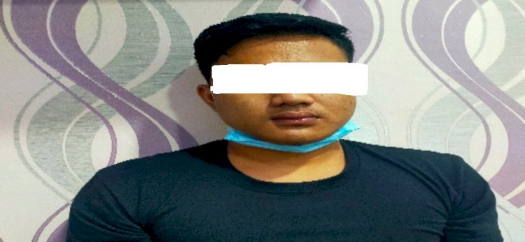 Tersangka NA diamankan Polres OKU timur