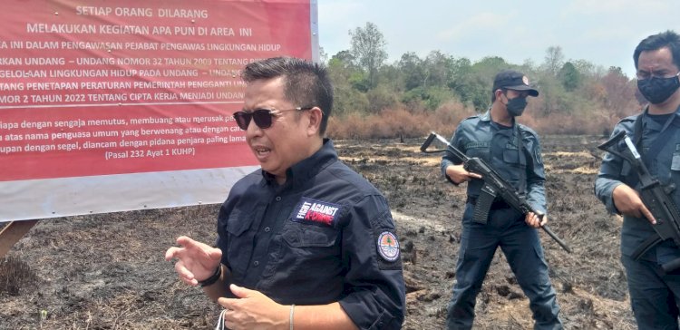 Dirjen Gakkum KLHK , Rasio Ridho Sani. (dok/rmolsumsel.id) 