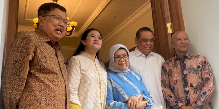 Ketua DPP PDI Perjuangan, Puan Maharani, saat menyambangi kediaman Jusuf Kalla/RMOL