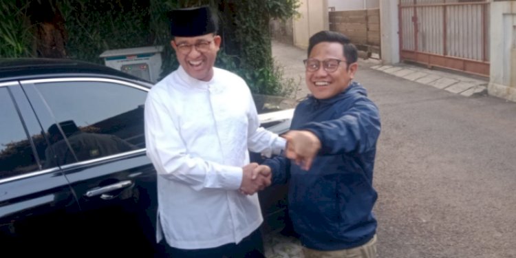Bakal Capres Koalisi Perubahan untuk Persatuan, Anies Baswedan bersama bakal Cawapresnya, Muhaimin Iskandar/RMOL