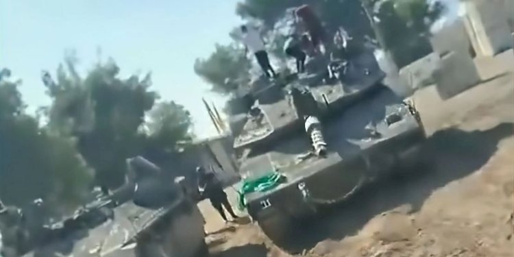 Militan Hamas mengambil alih tank tempur Merkava Mk4/Net