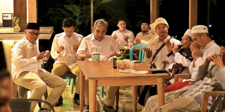 Sekretaris Jenderal Partai Gerindra Ahmad Muzani dalam silaturahmi bersama ulama di Banyuwangi, Jawa Timur/Ist