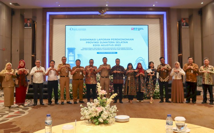 Kantor Perwakilan Bank Indonesia Provinsi Sumatera Selatan menggelar Diseminasi Laporan Perekonomian Provinsi (LPP) Sumatera Selatan di Diamante Grand Ballroom, The Excelton Hotel Palembang/ist