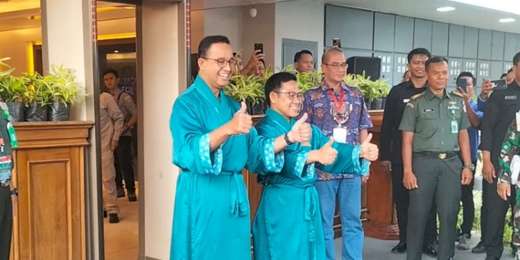 Pasangan Anies Baswedan dan Muhaimin Iskandar hendak menjalani tes kesehatan di RSPAD Gatot Subroto, Jakarta Pusat/RMOL