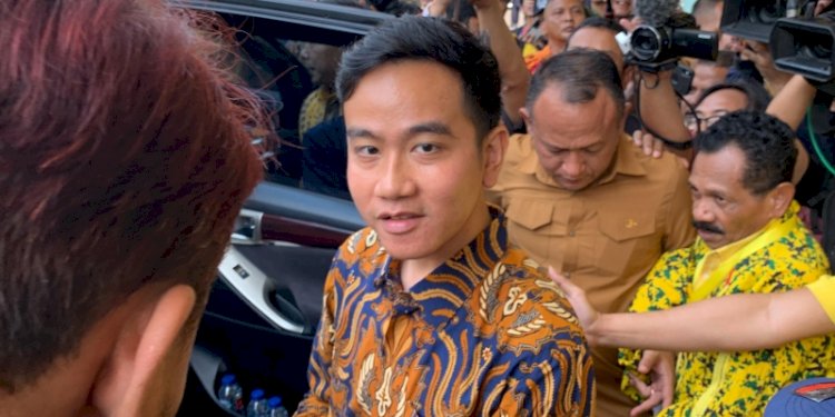 Gibran Rakabuming Raka saat berada di Kantor DPP Golkar, Jakarta Barat, Sabtu (21/10)/RMOL