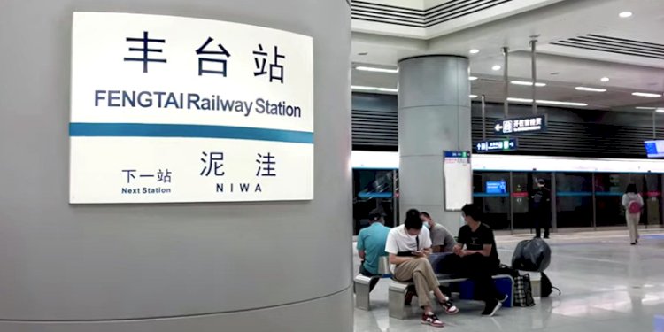 Stasiun Fengtai di Beijing, China/Ist