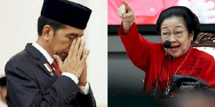 Kolase Presiden Joko Widodo dan Ketua Umum PDI Perjuangan Megawati Soekarnoputri/RMOL