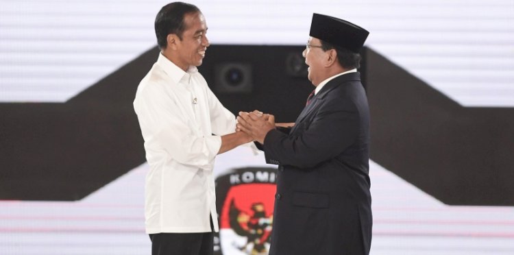 Joko Widodo dan Prabowo Subianto saat bertarung di Pilpres 2019/Net