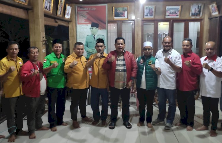 Deklarasi tim pemenangan Ganjar-Mahfud Kabupaten Banyuasin. (ist/rmolsumsel.id)