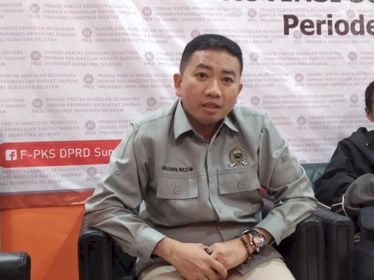 Humas DPW PKS Sumsel yang juga Sekretaris Fraksi PKS DPRD Sumatera Selatan (Sumsel) Mgs Syaiful Padli (Dudy Oskandar/rmolsumsel.id)