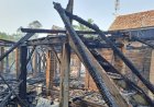 Ditinggal Mancing, Rumah di Desa Serigeni Lama OKI Ludes Terbakar 