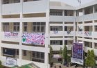 Mahasiswa Palembang Bentangkan Spanduk di Kampus Dukung Palestina