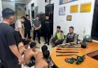 Ngeri, Bawa Sajam dan Gear Motor, Dua Kelompok Pemuda OKU Tawuran di Atas Jembatan