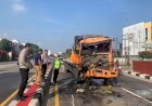 Kecelakaan Underpass Simpang Patal, Sopir Truk Fuso Luka-luka