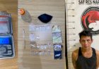 Digerebek Polisi, Pengedar Sabu di Muratara Ditangkap Sembunyi di Atas Genteng Rumah