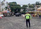 Belum Kantongi Izin Keramaian, Pedagang Bongkar Kembali Persiapan Pasar Malam