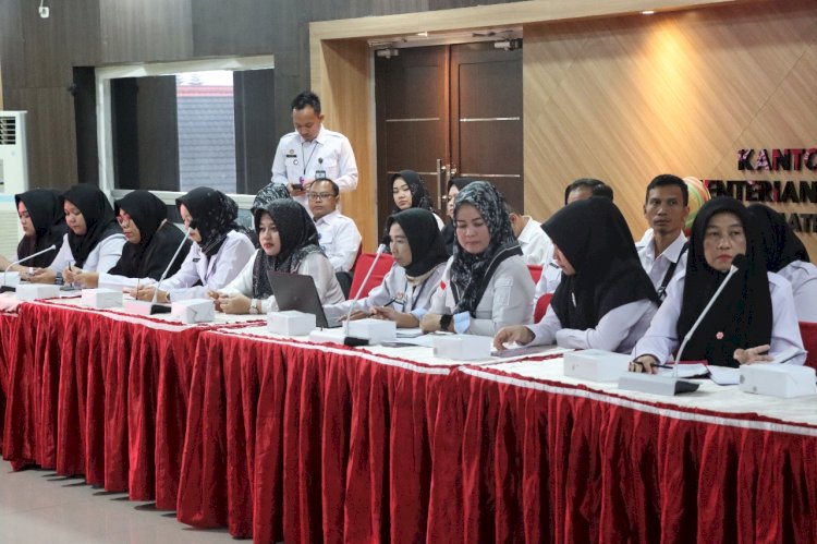 Kantor Wilayah Kementerian Hukum dan HAM Sumatera Selatan menggelar Rapat Persiapan Pelaksanaan Seleksi Kompetensi Dasar Calon ASN Kementerian Hukum dan HAM Tahun 2023/ist