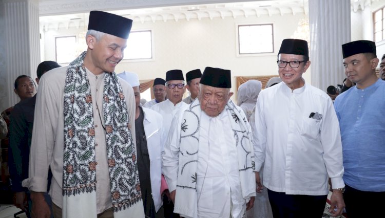 Calon Presiden Ganjar Pranowo bersilaturahmi dengan tokoh masyarakat 