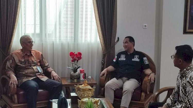 Kepala Kantor Wilayah Kementerian Hukum dan HAM Sumatera Selatan, Dr Ilham Djaya menerima kunjungan Perancang Peraturan Perundang-Undangan (PP) Ahli Utama/ist
