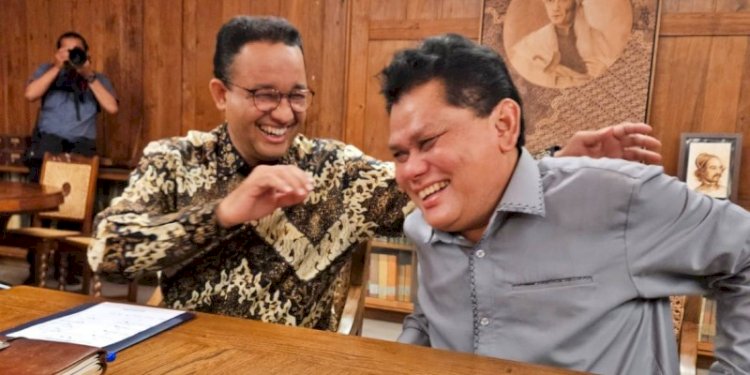 Anies Baswedan dan Azrul Tanjung/Net