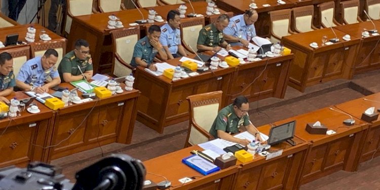 Suasana Fit and Proper Test Panglima TNI di Komisi I DPR, Senin (13/11)/RMOL